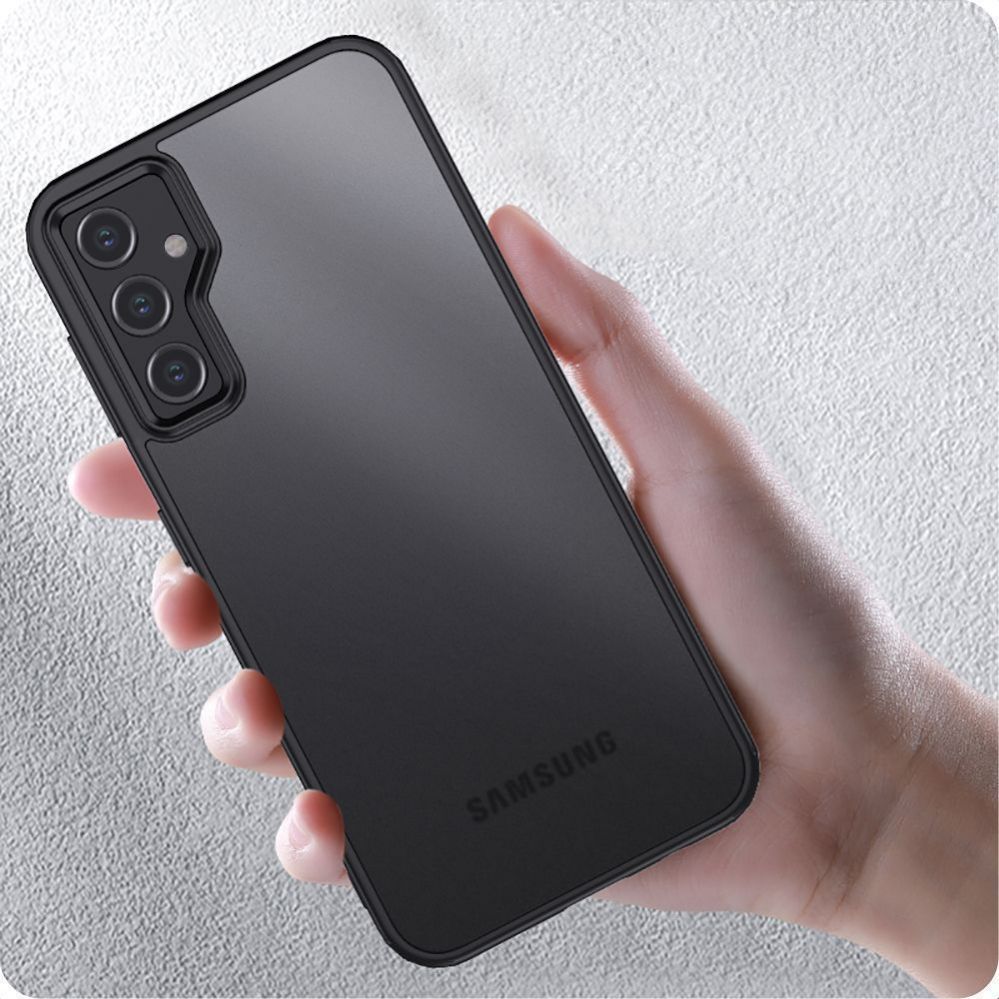 Back panel cover Tech-Protect - Tech-Protect MagMat Case for Samsung Galaxy M35 5G - Matte Black