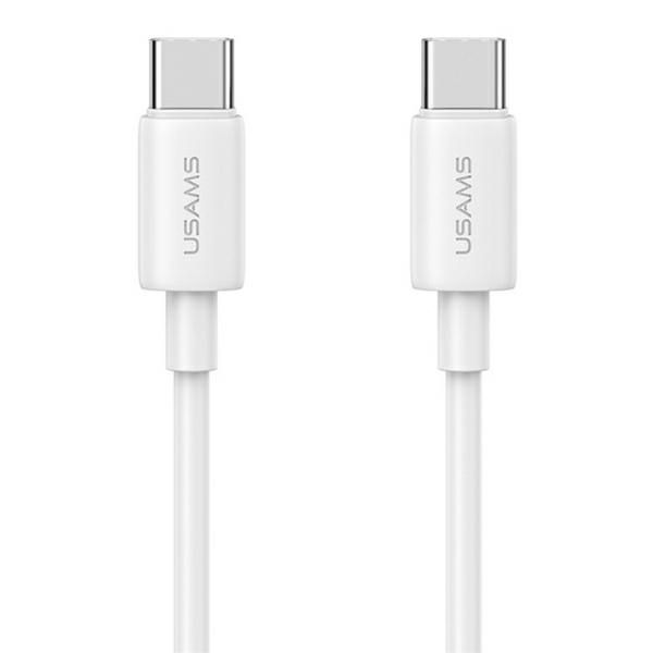 Adaptrid USAMS USAMS Ład. siec. 1xUSB-C T65 PD20W PD Fast Charging US-CC226 + kabel USB-C/USB-C US-SJ711 60W biały/white Yi Series OYXLTZ01