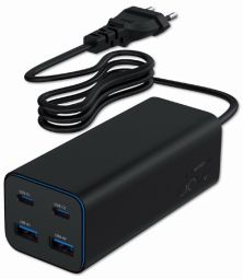 Adapteris Gembird  Lādētājs Gembird Universal USB charger 4-port 100W GaN 