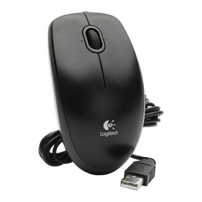 Datora pele Logilink LOGITECH B100 optical Mouse black USB for Business OEM