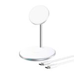 Belaidis įkroviklis Choetech  Wireless charger Choetech T581-F with stand (white) 