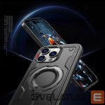 Nugarėlės dėklai Hurtel  Hybrid Armor Trendy Case with MagSafe for iPhone 16 Pro Max - Black 