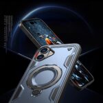 Tagakaaned Hurtel  Hybrid Armor Trendy Case with MagSafe for iPhone 16 - Blue 