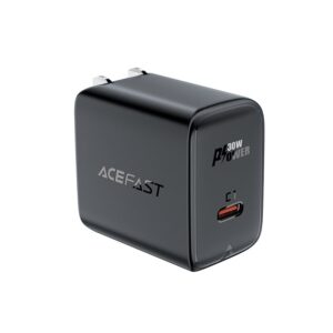 Adapteris Acefast  Acefast A23 30W GaN USB-C US Wall Charger - Black 