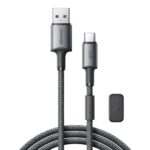 Kaabel Joyroom  Joyroom S-A50 Unlimited Series 3A USB-A - USB-C Cable with Magnetic Organizer 1.2m - Gray 