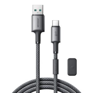 Kabelis Joyroom  Joyroom S-A50 Unlimited Series 3A USB-A - USB-C Cable with Magnetic Organizer 1.2m - Gray 