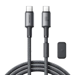 Kabelis Joyroom  Joyroom S-A50 Unlimited Series 60W USB-C - USB-C Cable with Magnetic Organizer 1.2m - Gray 