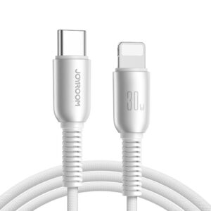 Kabelis Joyroom  Joyroom S-A51 Cutting-Edge Series 30W USB-C - Lightning cable 1.2m - light gray 