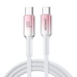 Cable Joyroom  Joyroom S-A42 Crystal-Clear Series 60W USB-C - USB-C cable 1.2m - white 