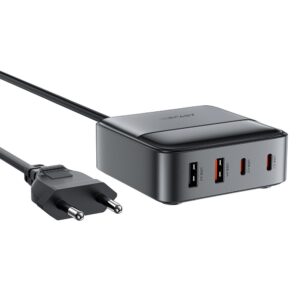 Adapteris Acefast  Acefast Z6 Charger Network GaN Desktop 2x USB-A / 2x USB-C PD 65W - Black 