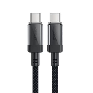 Cable Acefast  Acefast C12 USB-C / USB-C PD cable 60W 480Mb/with nylon braid - black 