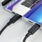 Кабель Acefast  Acefast C5 USB-C - USB-C / USB-C 2in1 100W 480Mb/s cable - black 