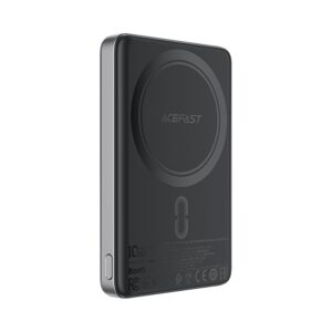 Power bank Acefast  Powerbank Acefast M12-10000 PD20W ultra-slim, MagSafe compatible - black 