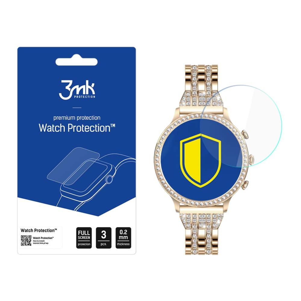Protective glass 3MK Hybrid glass 3mk Watch Protection FlexibleGlass on Manta Diamond Lusso Gold