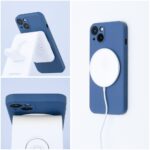 Nugarėlės dėklai OEM - SILICONE MAG COVER case compatible with MagSafe for IPHONE 16 blue