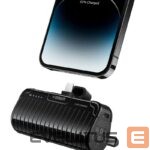 Power bank Veger  Powerbank Veger PlugOn (W0558P) PD QC3.0 2,4A 20W 5000 mAh with a built-in connector Lightning black 