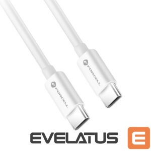 Kabelis Forcell  Cable USB C to USB C Forcell F-Energy QC4.0 PD 5A 100W 3 m C339 white 