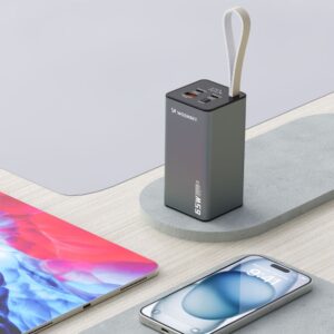 Väline aku Wozinsky  Powerbank Wozinsky K65+ 65W 30000mAh 2x USB-C, 1x USB-A 65W - black 