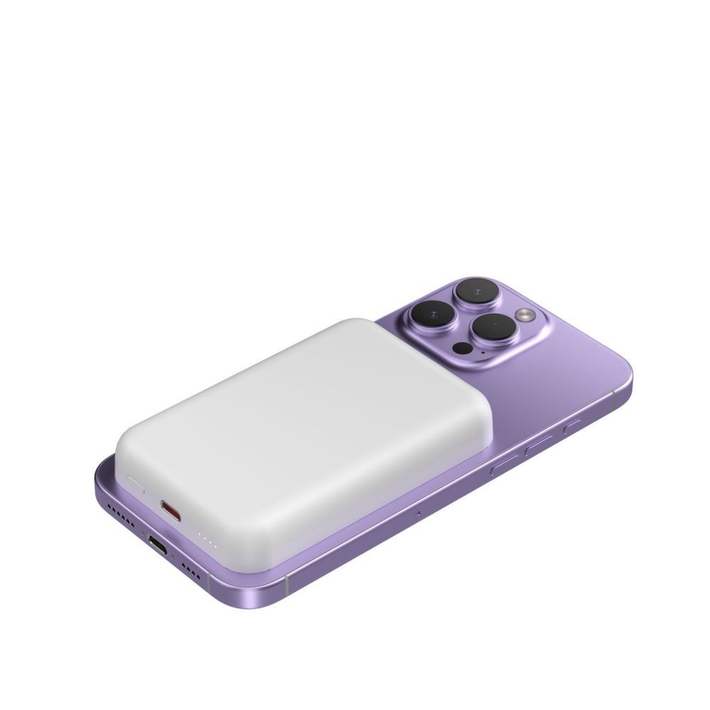 Väline aku Wozinsky Wozinsky WRW349YWS 10,000 mAh Magnetic Power Bank - White