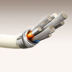 Kabelis Joyroom  Joyroom S-A53 3A USB-A - USB-C Cable with Fluorescent Tip 1.2m - Beige 