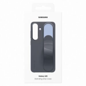 Aizmugurējais vāciņš Samsung  Samsung Standing Grip Case EF-GS931CBEGWW Silicone Case with Holder / Stand for Samsung Galaxy S25 - Black