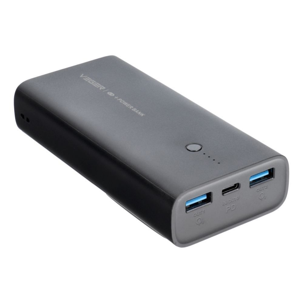 Väline aku Veger Powerbank Veger ACE100 W1146 10000mAh 20W PD QC3.0 - black