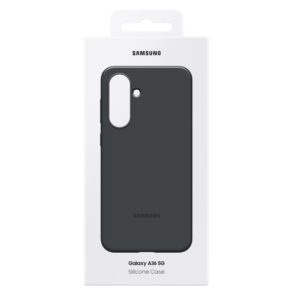 Nugarėlės dėklai Samsung - Samsung Silicone Case EF-PA366CBEGWW for Samsung Galaxy A36 5G - black 