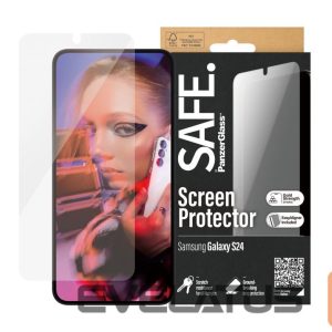 Tagakaaned PanzerGlass  SAFE by  Screen Protector Samsung Galaxy S24 | Ultra-Wide Fit w EasyAligner | 