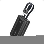 Внешний аккумулятор Anker  | Power Bank | A1680G11 | 10000 mAh | USB-C 30W, Lightning 27W | Built-In USB-C and Lightning Cables | Black 