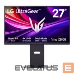 Monitors LG  27G850A-B 27"Nano IPS/3840x2160/HDMI, DisplayPort, Headphone Out, Black 