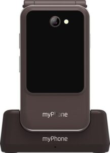 Mobilie telefoni MyPhone  Harmony LTE Praline Collection | Brown | 2.8+1.44 " | IPS | 48 MB | 128 MB | Single SIM | MicroSD | 3G | Bluetooth | 5.1 | Main camera resolution 2 MP | 1300 mAh