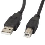 Cable Lanberg  USB Type-A to USB Type-B 2.0 Cable, 1.8 m | CA-USBA-11CC-0018-BK | USB Type-A to USB Type-B 