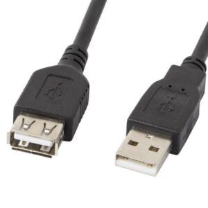 Cable Lanberg  USB-A 2.0 Cable, 3 m | CA-USBE-10CC-0030-BK | USB Type-A to USB Type-A 