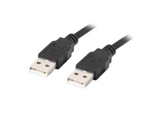 Cable Lanberg  Cable USB-A 2.0 | CA-USBA-20CU-0018-BK | USB Type-A to USB Type-A 
