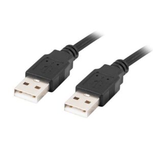 Kaabel Lanberg  Cable USB-A 2.0 | CA-USBA-20CU-0018-BK | USB Type-A to USB Type-A 