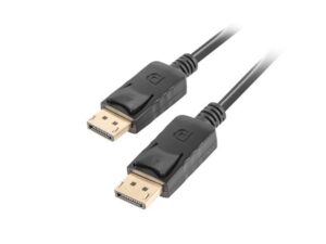 Cable Lanberg  DisplayPort Cable 19 Pin V1.2 4K | CA-DPDP-10CC-0005-BK | DisplayPort to DisplayPort 