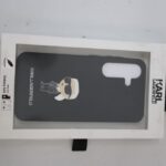 Back panel cover Karl Lagerfeld  SALE OUT.  KLHCS24SSMHKNPK S24 S921black Silicone Ikonik Metal Pin DIRTY PACKAGING |  DIRTY PACKAGING 