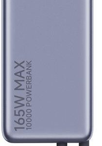 Ārējais akumulators Xiaomi  165W Power Bank (Integrated Cable) | 10000 mAh | USB-C | Gray
