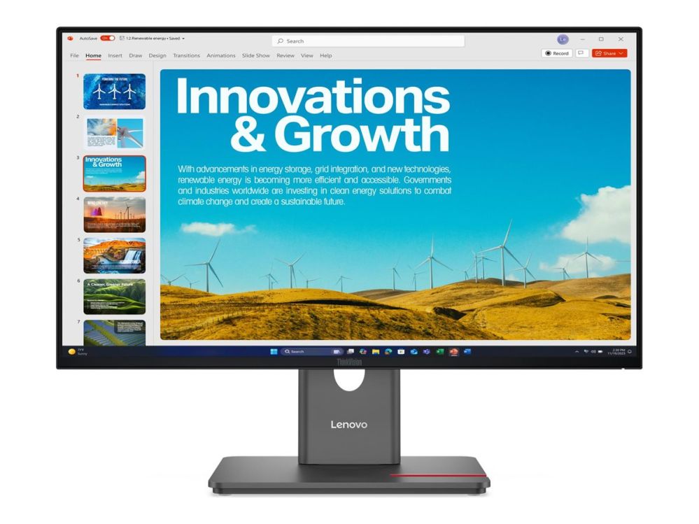 Monitoriai Lenovo ThinkVision P24QD-40 23.8 2560x1440/HDMI/3Y Warranty |