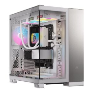 Datoru korpusi Corsair  PC Case | 6500X Dual Chamber | White/Satin Gray Aluminum | Mid-Tower | Power supply included No 