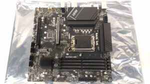 Intel protsessori emaplaat MSI  SALE OUT.  PRO B760M-A WIFI 1700 |  PRO B760M-A WIFI | Processor family Intel | Processor socket  LGA1700 | Memory slots 4 | Supported hard disk drive interfaces SATA, M.2 | Number of SATA connectors 4 | Chipset Intel B760 | mATX | USED, REFURBISHED, WITHOUT ACCESSORIES, ONLY BACKPANEL AND ANTENNAS INCLUDED 