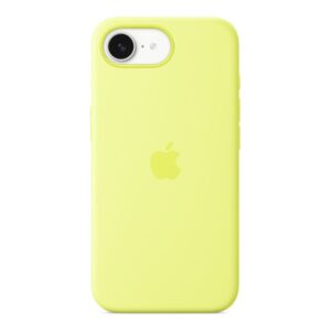 Aizmugurējais vāciņš Apple  iPhone 16e Silicone Case – Neon Yellow |