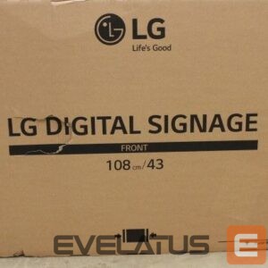 Monitorid LG  SALE OUT.  43UH5N-M 43“ 3840x2160/m2/16:9/8ms/HDMI |  43UH5N-M | 43 " | Landscape/Portrait | 24/7 | webOS | Wi-Fi | DAMAGED PACKAGING | 500 cd/m² | 8 ms | 178 ° | 178 ° 