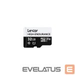 Карты памяти Lexar  Flash Memory Card | High-Endurance | 32 GB | microSDHC | Flash memory class UHS-I 
