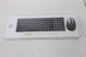 Computer keyboard Dell  SALE OUT.   | Keyboard and Mouse | KM7120W | Wireless | 2.4 GHz, Bluetooth 5.0 | Batteries included | US | REFURBISHED, DAMAGED PACKAGING | Bluetooth | Titan Gray | Numeric keypad | Wireless connection 