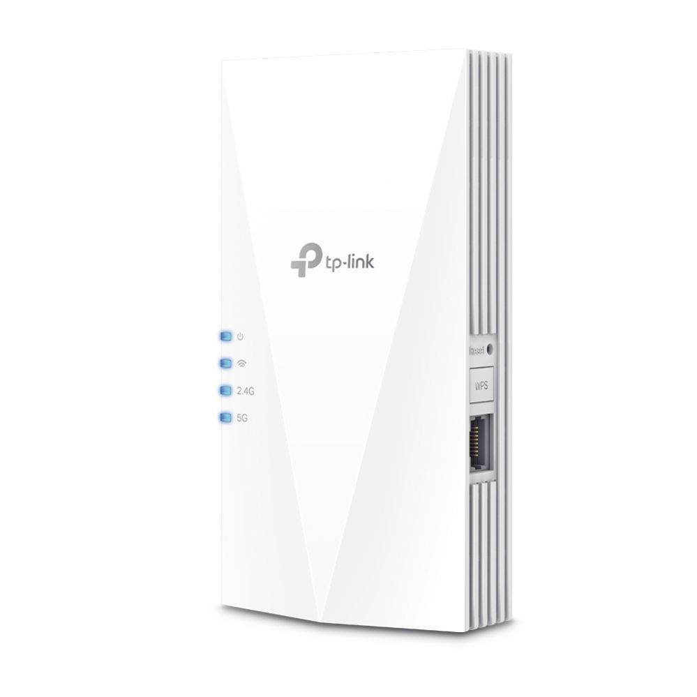 Ruuterid TP-Link | RE600X | AX1800 Wi-Fi 6 Range Extender | 802.11ax | 2.4GHz/5GHz | Mbit/s | Mbit/s | Ethernet LAN (RJ-45) ports 1 | MU-MiMO Yes | no PoE | Antenna type 2xInternal