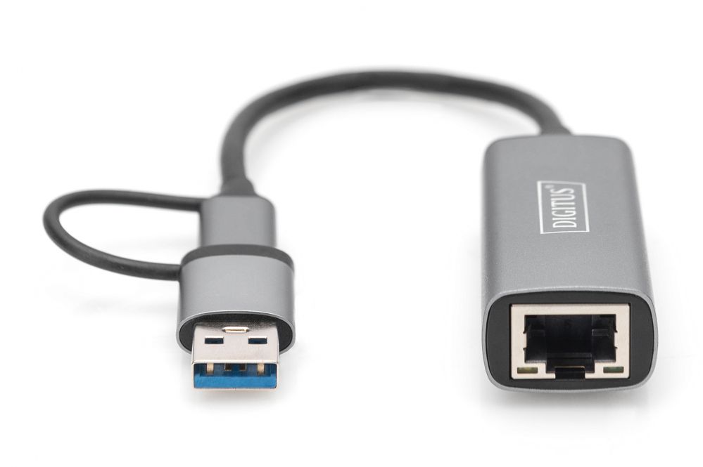 Cable Digitus DN-3028 | USB3.0/USB C 3.1 to 2.5G Ethernet Adapter