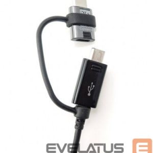 Cable Samsung  EP-DG950DBE Samsung Combo microUSB Data Cable with USB-C Reduction 1.4m  Black (Bulk) 