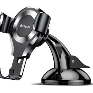 Auto holder Baseus - Baseus SUYL-XP0S Osculum Gravity Car Mount Black/Silver 