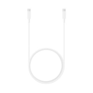 Kabelis Samsung  EP-DX510JWE Samsung USB-C/USB-C Data Cable 5A 1.8m White 